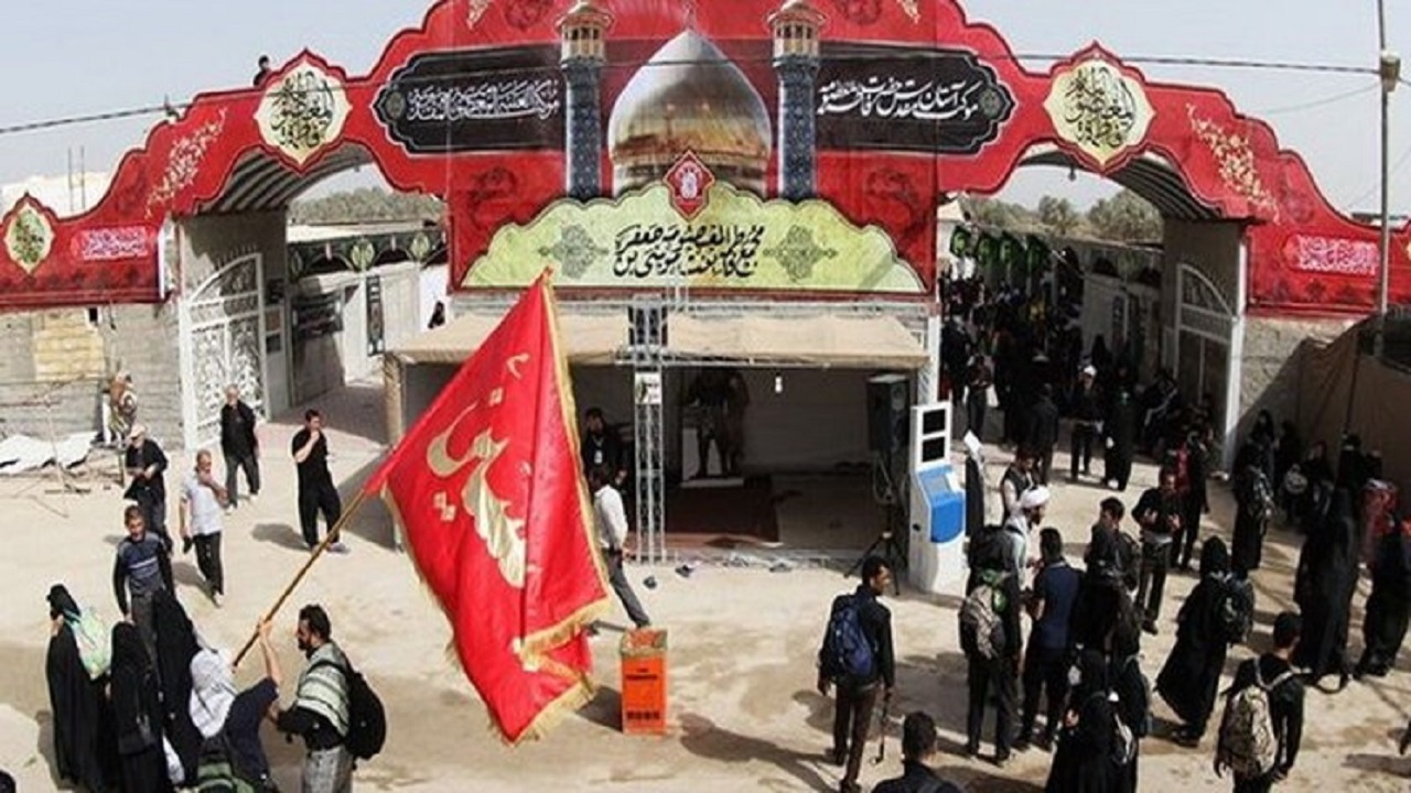 موکب حرم حضرت معصومه (س) در مسیر نجف به کربلا برپا می شود