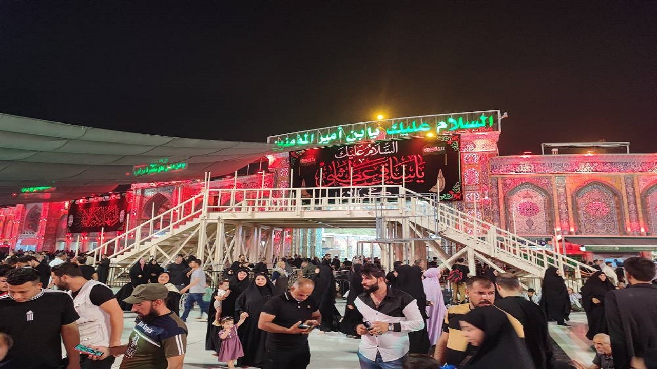 آماده سازی بین الحرمین برای مراسم اربعین حسینی + تصاویر