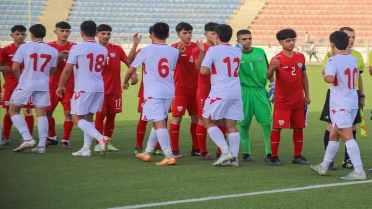 تیم فوتبال افغانستان در برابر ایران به برتری رسید