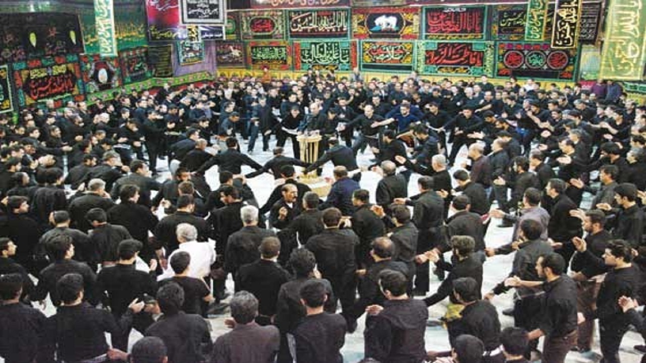 مراسم عزاداری موکب داران بقیه الله الاعظم (عج) بویین میاندشت در کربلای معلی + فیلم