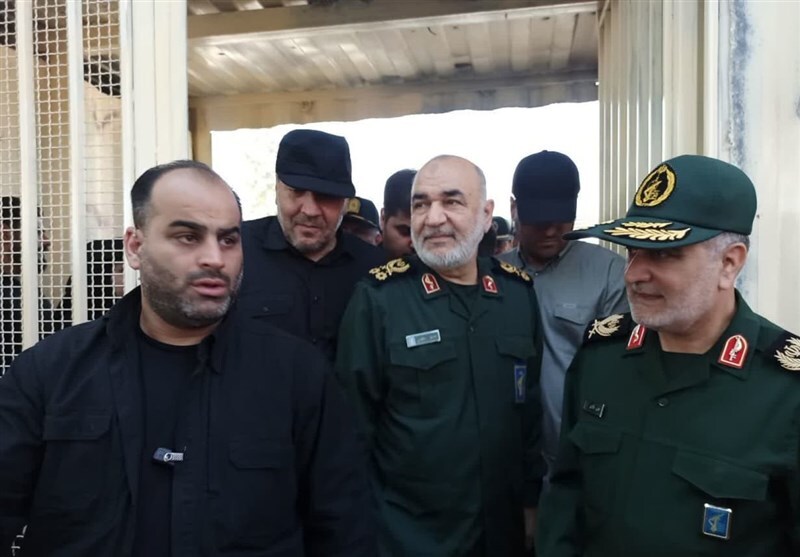 سردار سلامی در مرز مهران سردار سلامی در مرز مهران