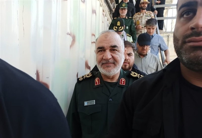 سردار سلامی در مهران سردار سلامی در مهران