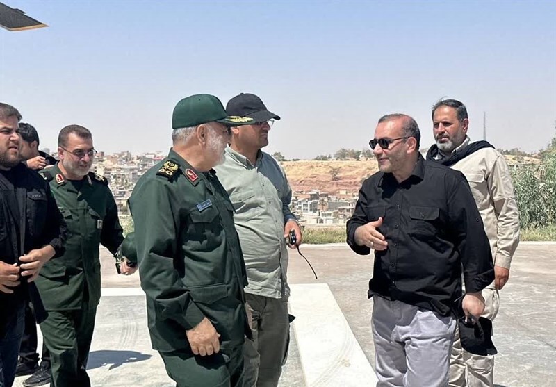 فرمانده کل سپاه به مرز خسروی رفت فرمانده کل سپاه به مرز خسروی رفت