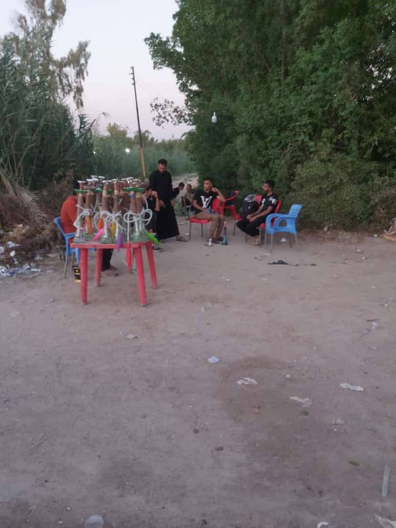 بازی کودکان در مسیر پیاده روی اربعین