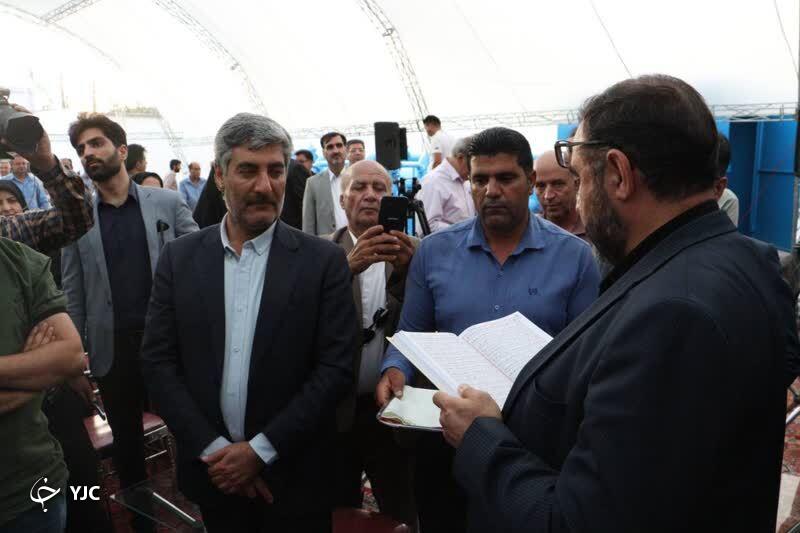 ایستگاه پمپاژ آب محمدیه با هدف انتقال آب خط سد درودزن افتتاح شد
