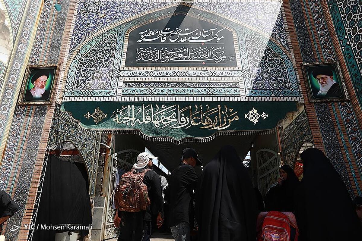 پیاده روی زائرین اربعین حسینی از طریق بغداد