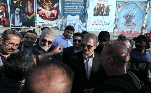 بازدید میدانی استاندار کردستان از مرز باشماق + فیلم و تصاویر