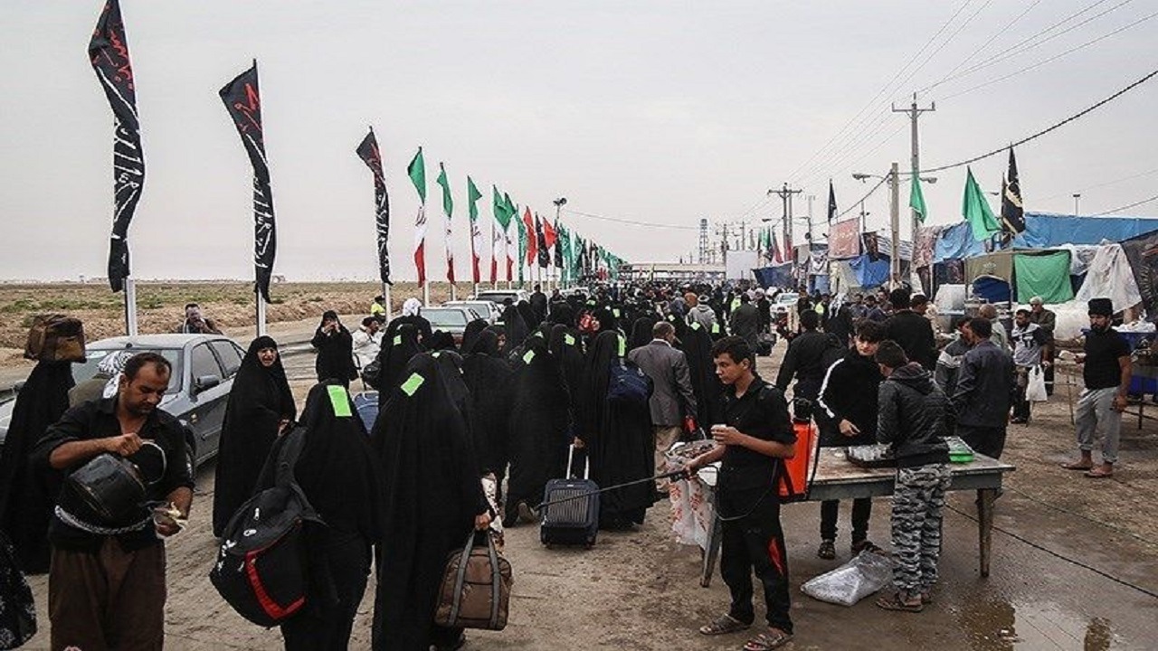 پذیرایی موکب امامزادگان شهرستان قم در سامرا به روایت تصاویر