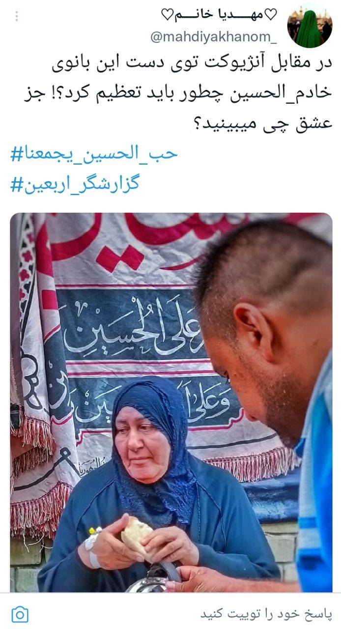 آنچه مردم در فضای مجازی از اربعین میگویند آنچه مردم در فضای مجازی از اربعین میگویند