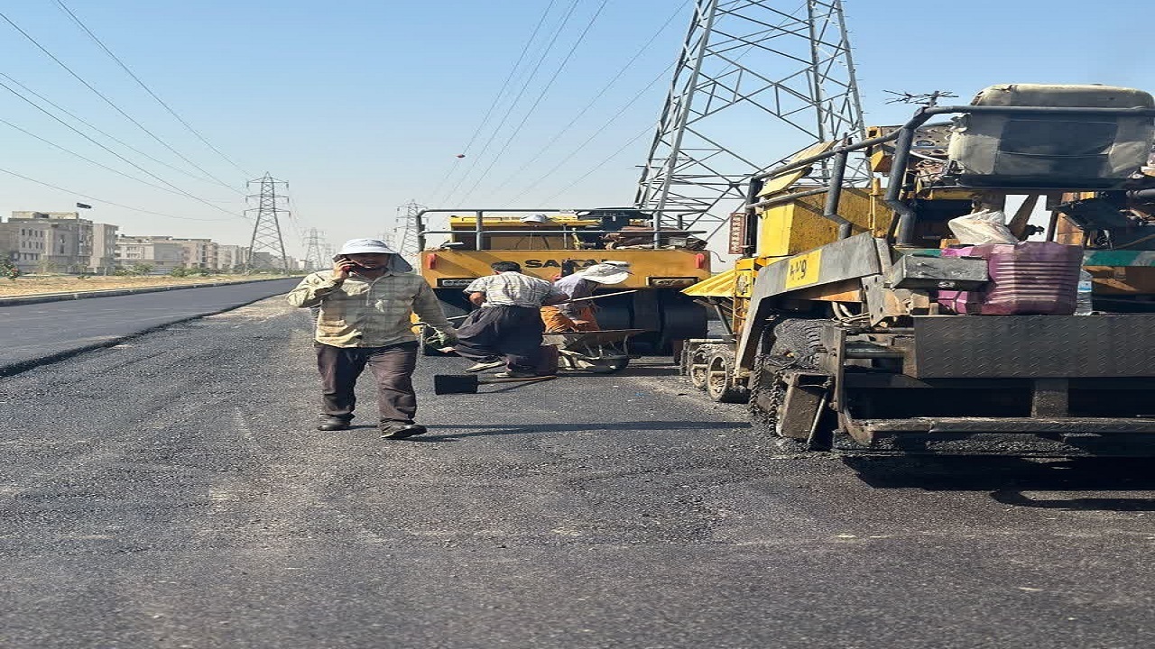 پیشرفت ۸۰ درصدی پروژه آسفالت کمربندی غربی الوند