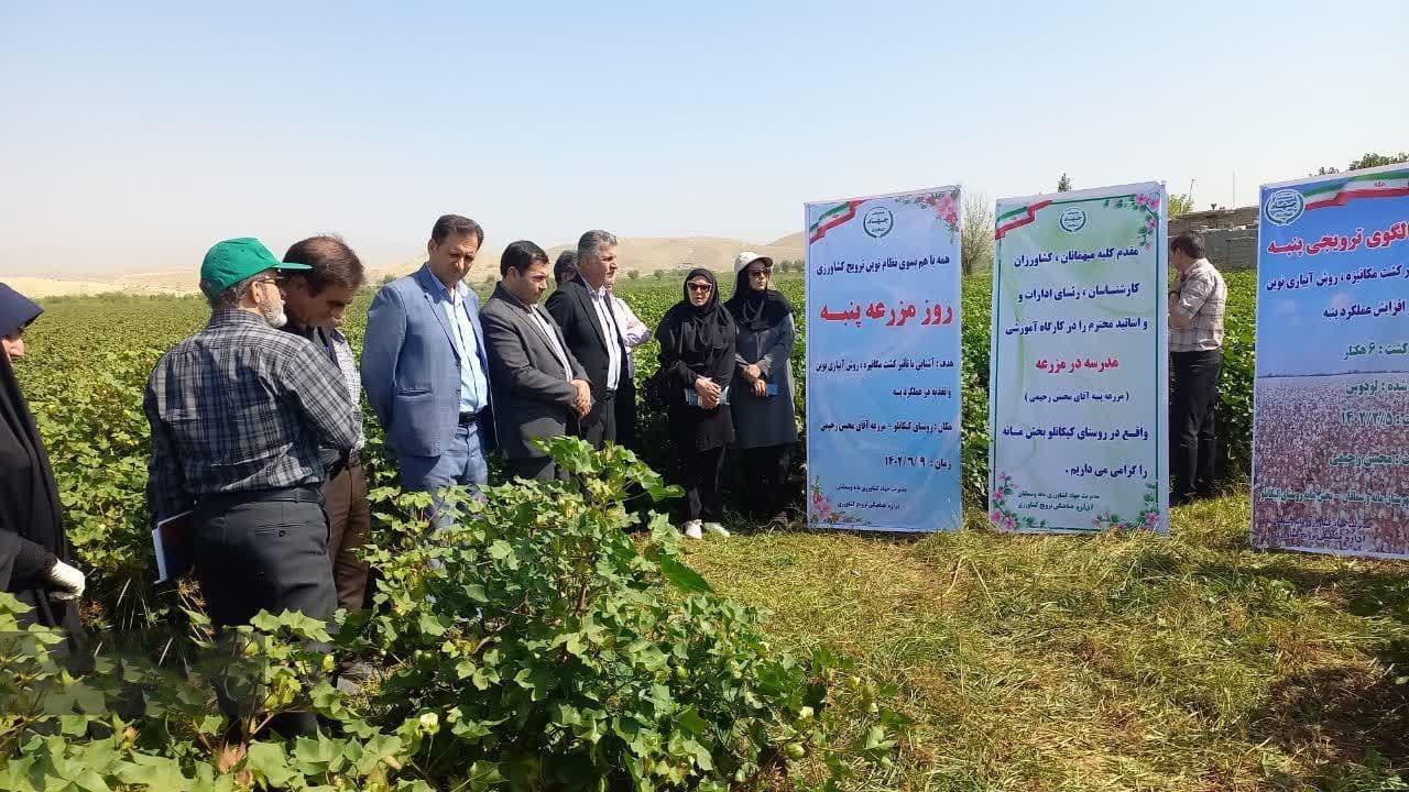 کارگاه آموزشی با هدف مدیریت آفات پنبه در مانه و سملقان