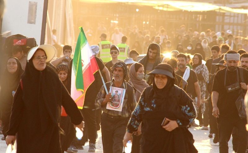 پذیرش زائران خارجی اربعین حسینی در مصلای اهواز