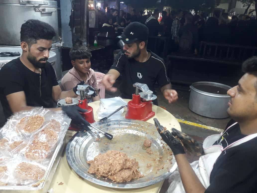 پهن شدن سفره مهربانی