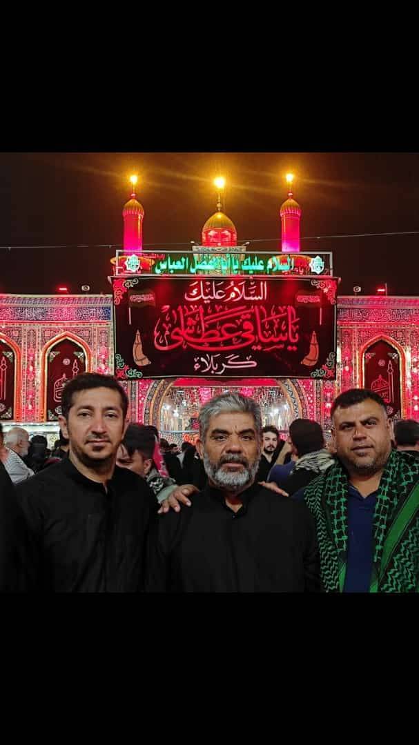 زائران اربعین در حرم حضرت ابوالفضل العباس(ع)