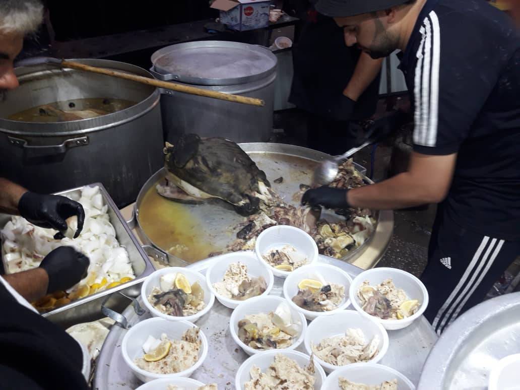 غذای نذری در کربلای معلی