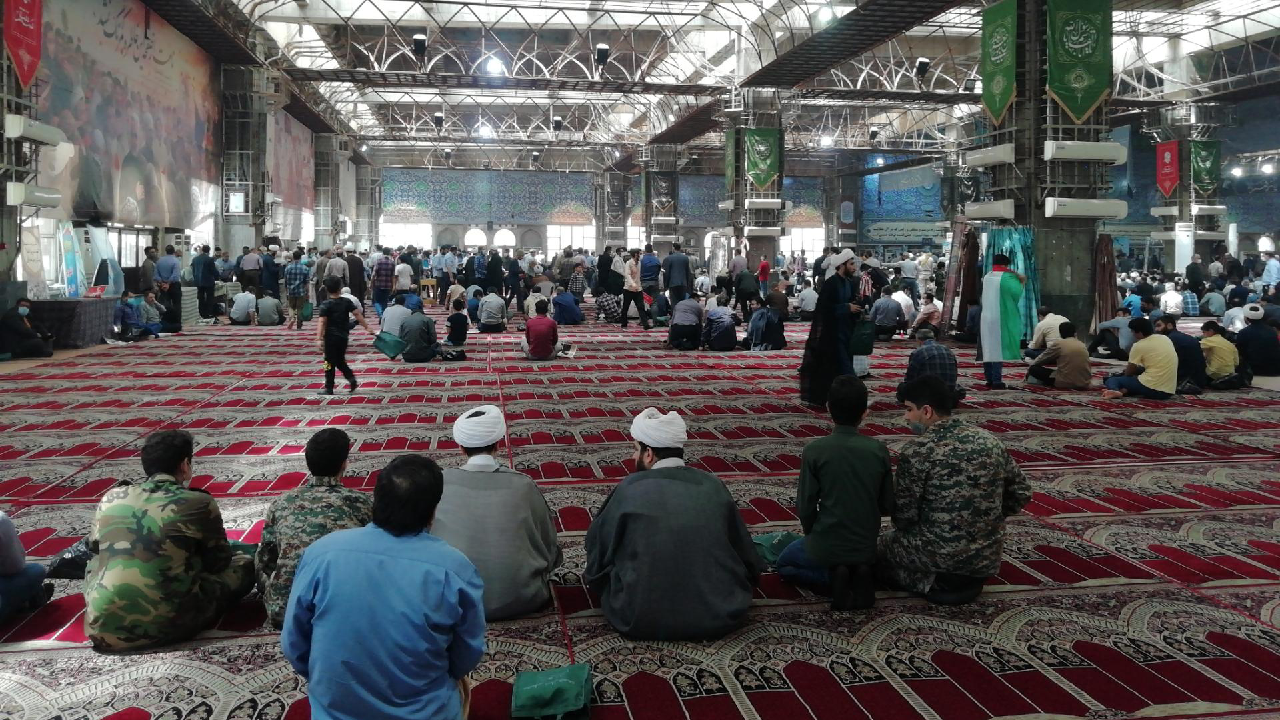 پذیرایی از زائران خارجی اربعین حسینی در مصلای اهواز