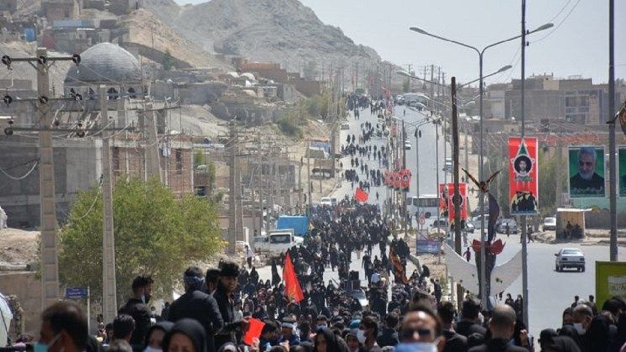 برگزاری اجتماع نمادین پیاده روی اربعین در زاهدان