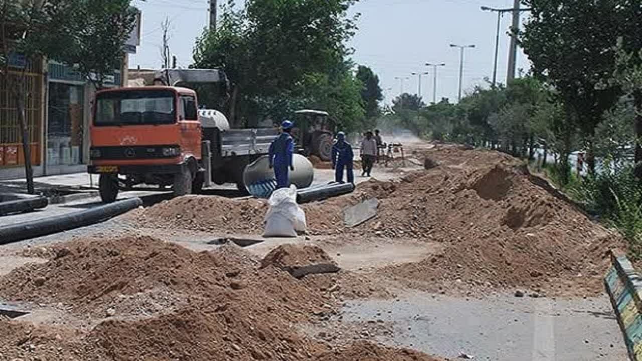 پروژه فاضلاب ندوشن در ایستگاه آخر