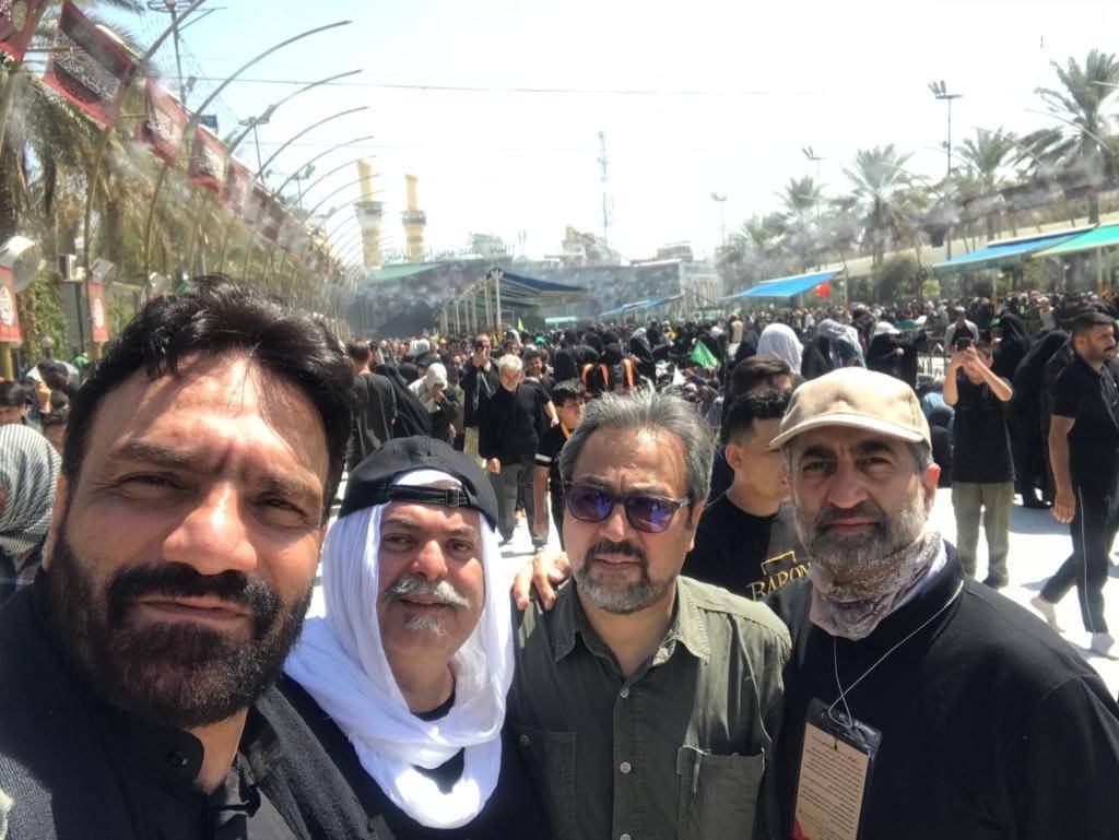 فرهاد بشارتی، &nbsp;ابوالفضل همراه و انوش معظمی در یک قاب