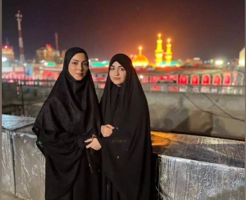 نیلوفر شهیدی در کربلای معلی