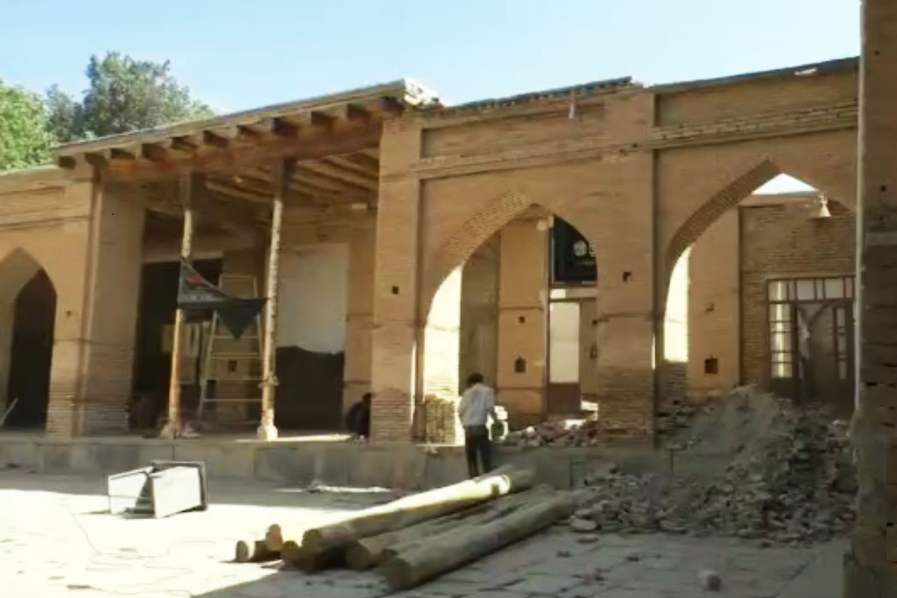 آغاز مرمت مسجد جامع تاریخی خوانسار اصفهان