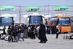 موج بازگشت زائران اربعین حسینی از مرز شلمچه