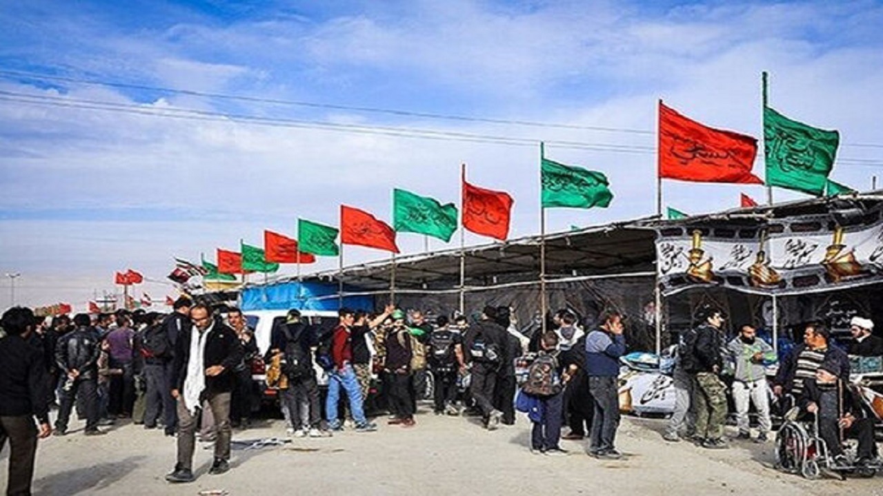 اهالی روستای ظفرآباد شیراز میزبان زائران اربعین شدند + فیلم