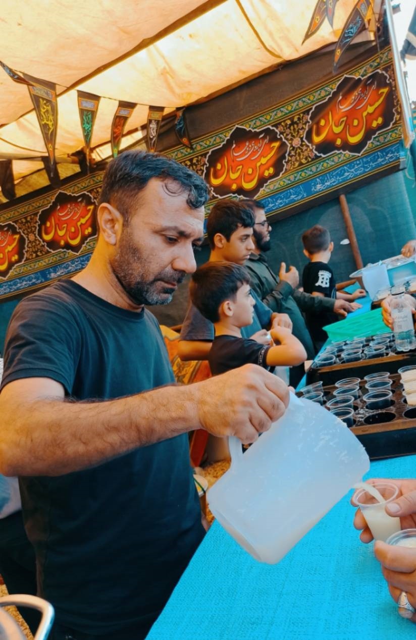 پذیرایی از زئران پیاده
