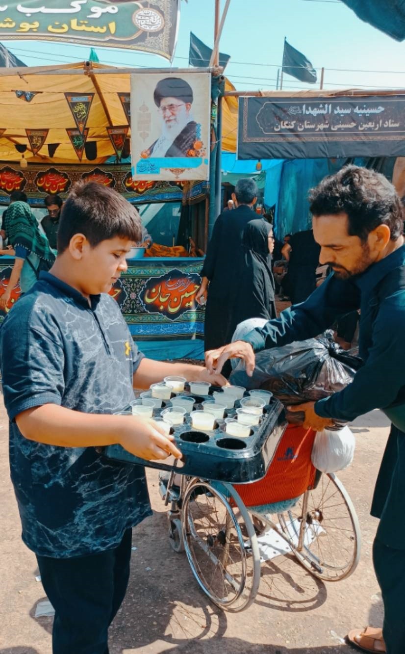 پذیرایی از زائران کربلا