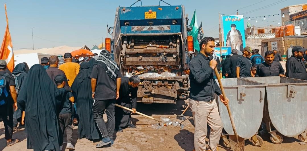 خادمان مسیر نجف به کربلا