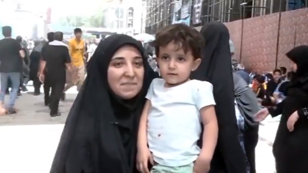 هم قدم با عاشقان حسینی در یک قدم مانده به اربعین + فیلم