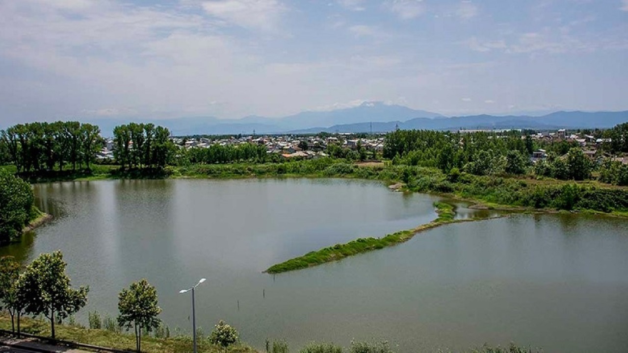 ایجاد رینگ دوچرخه سواری دور تالاب عینک رشت