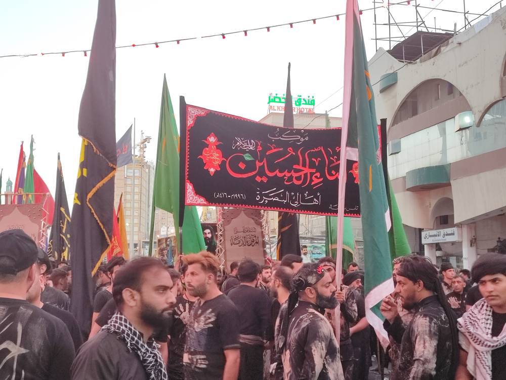 دسته های عزاداری در کربلا
