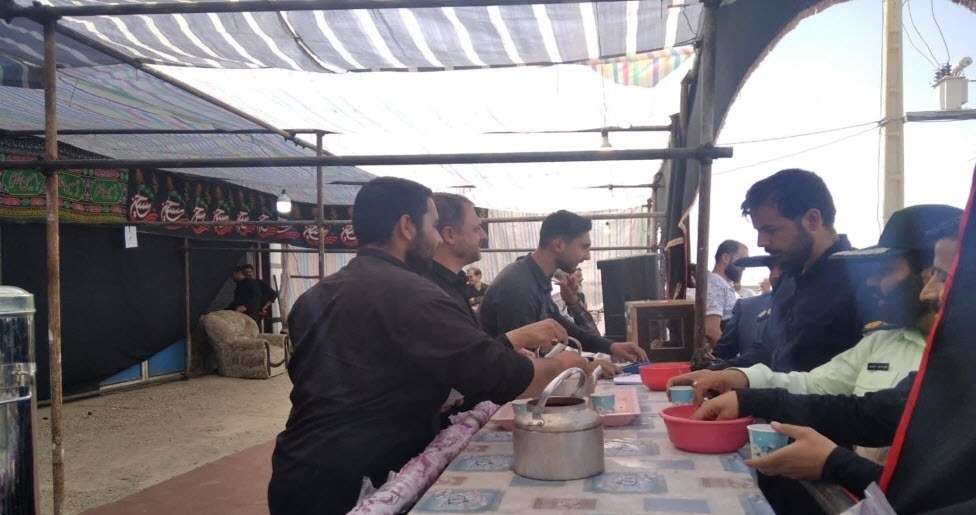خدمت‌رسانی ۱۳ ایستگاه صلواتی در شهرستان بهار به زوار اربعین