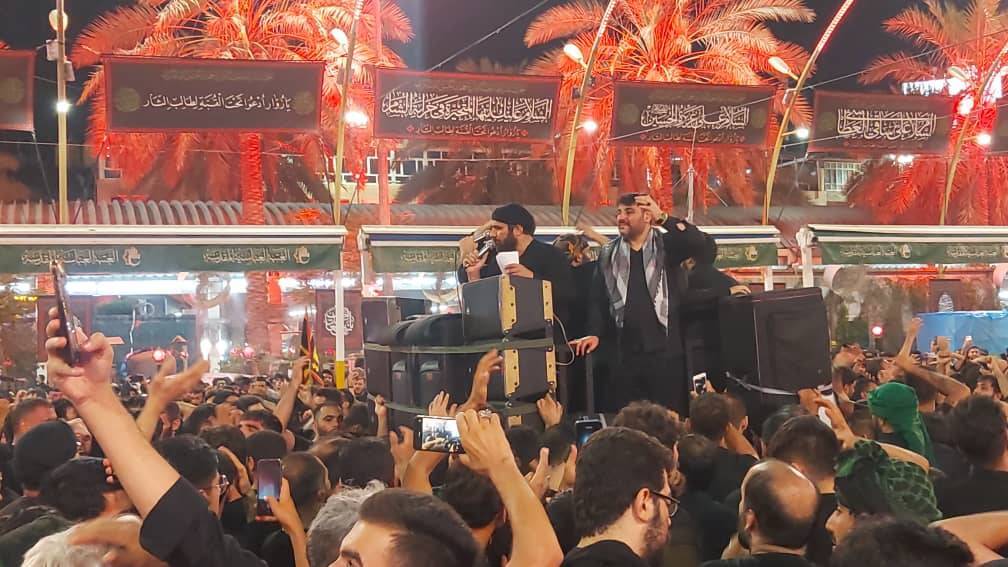 حضور دستجات عزاداری به مناسبت اربعین