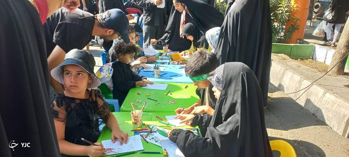 حضور کودکان در راهپیمایی اربعین