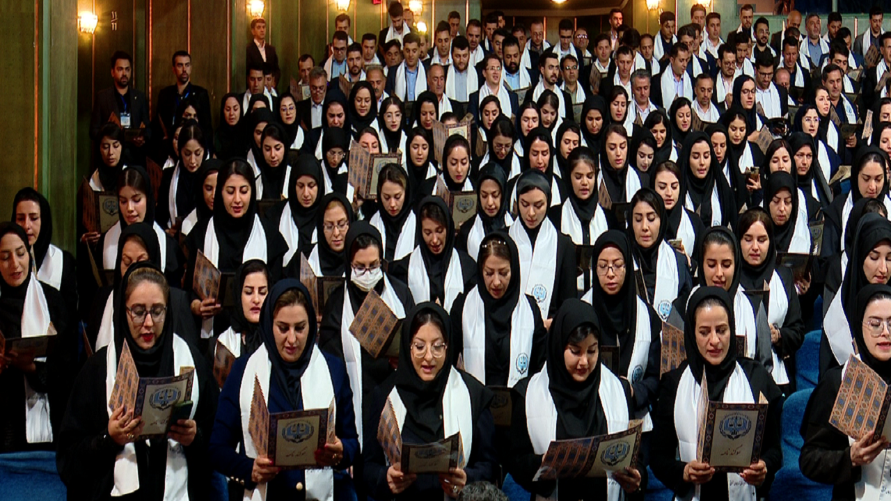 تحلیف کارآموزان وکالت و کارشناسان رسمی دادگستری آذربایجان شرقی در تبریز