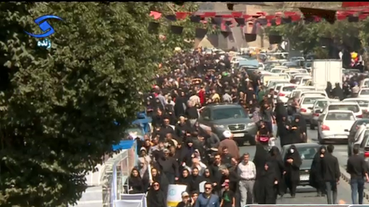 همایش دلدادگان حسینی در استان قزوین برگزار شد+فیلم