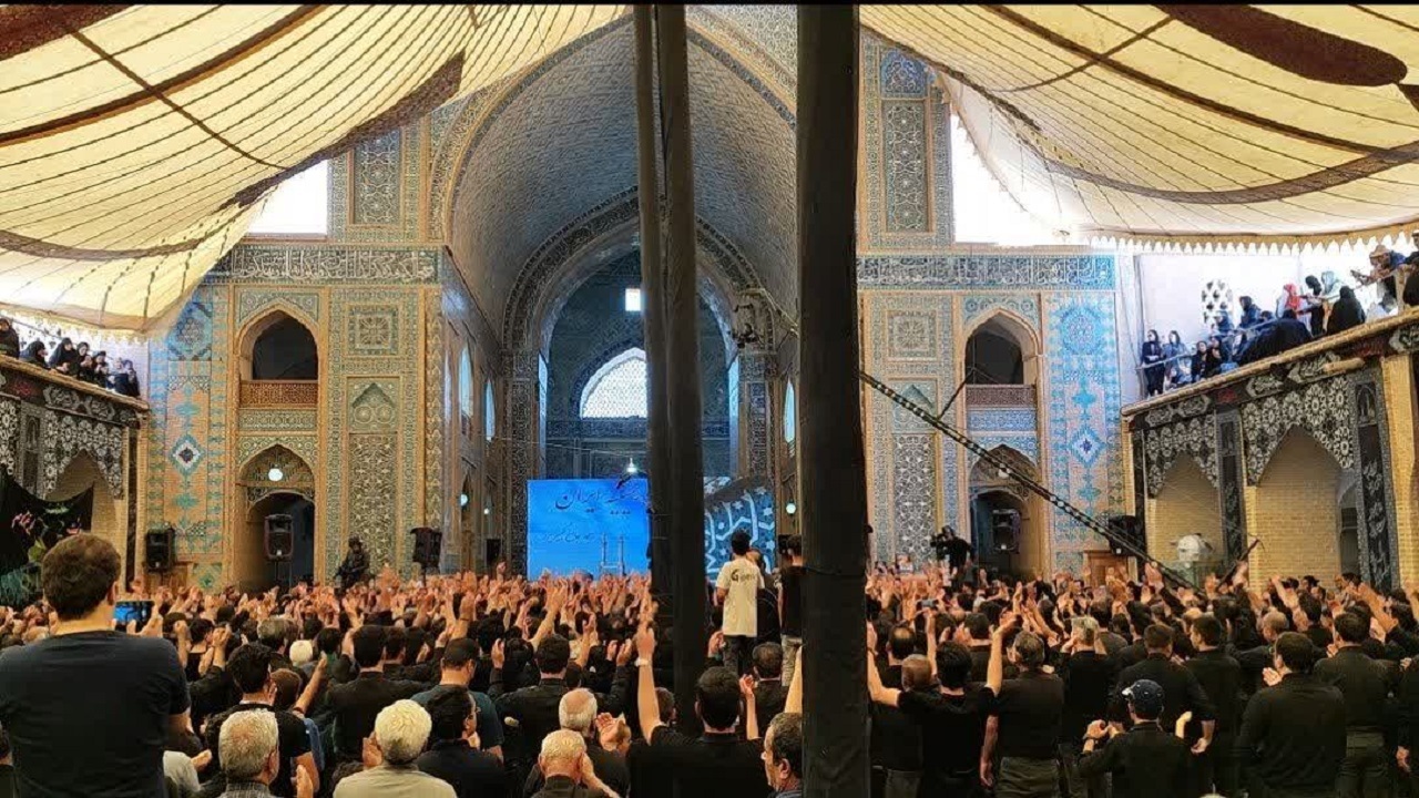 عزاداری مردم دارالعباده یزد در اربعین حسینی