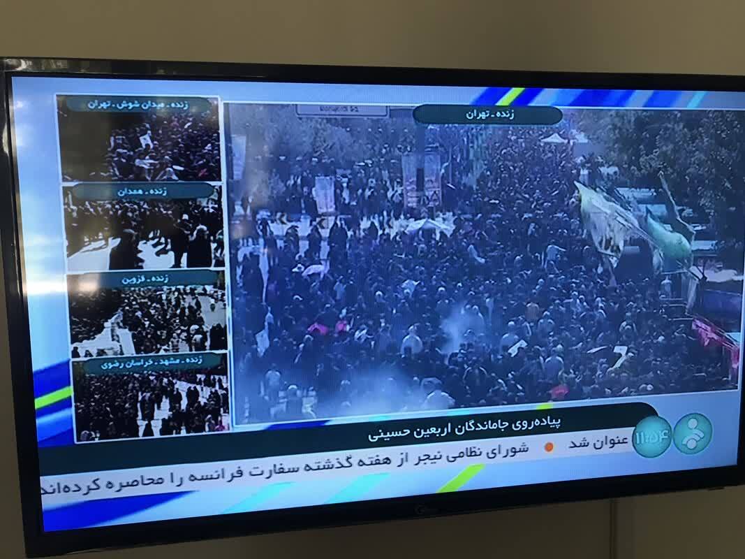 پیاده روی جاماندگان اربعین حسینی در قاب شبکه خبر