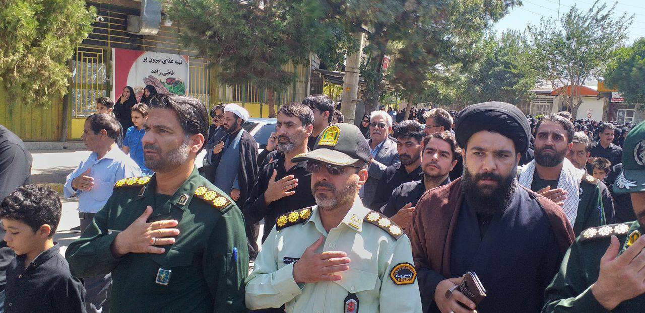 طنین لبیک یا حسین در بلوار بین الحرمین کوهبنان