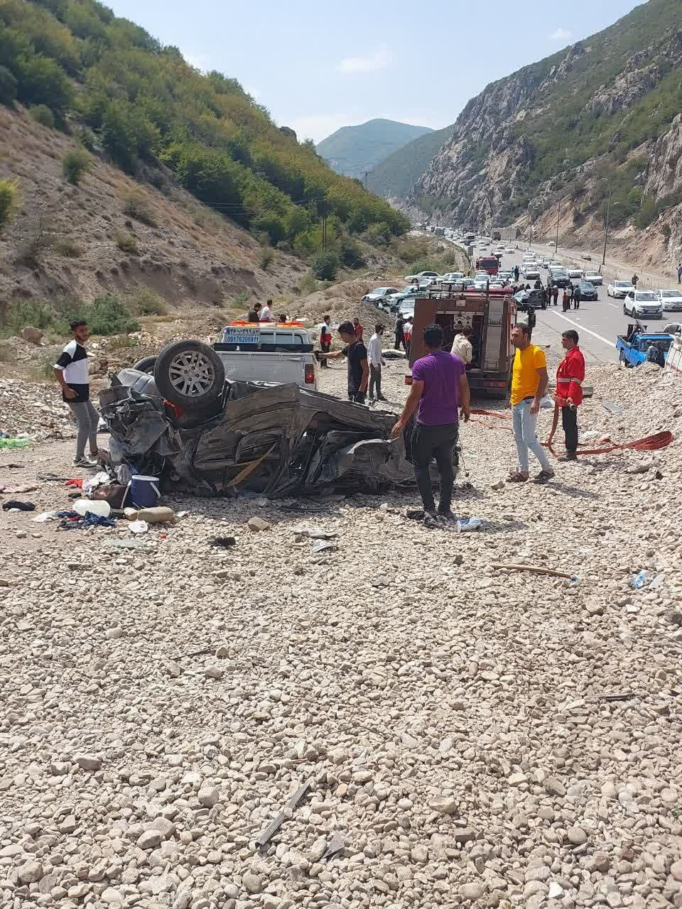 جزئیاتی از حادثه اتوبوس در محور سوادکوه با ۵ کشته و ۴۱ مصدوم + تصاویر جزئیاتی از حادثه اتوبوس در محور سوادکوه با ۵ کشته و ۴۱ مصدوم + تصاویر