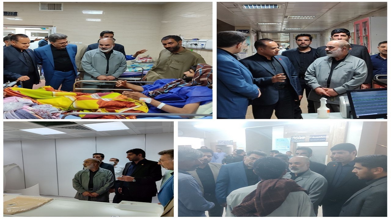 بازدید سرزده استاندار از بیمارستان خاتم الانبیاء زاهدان
