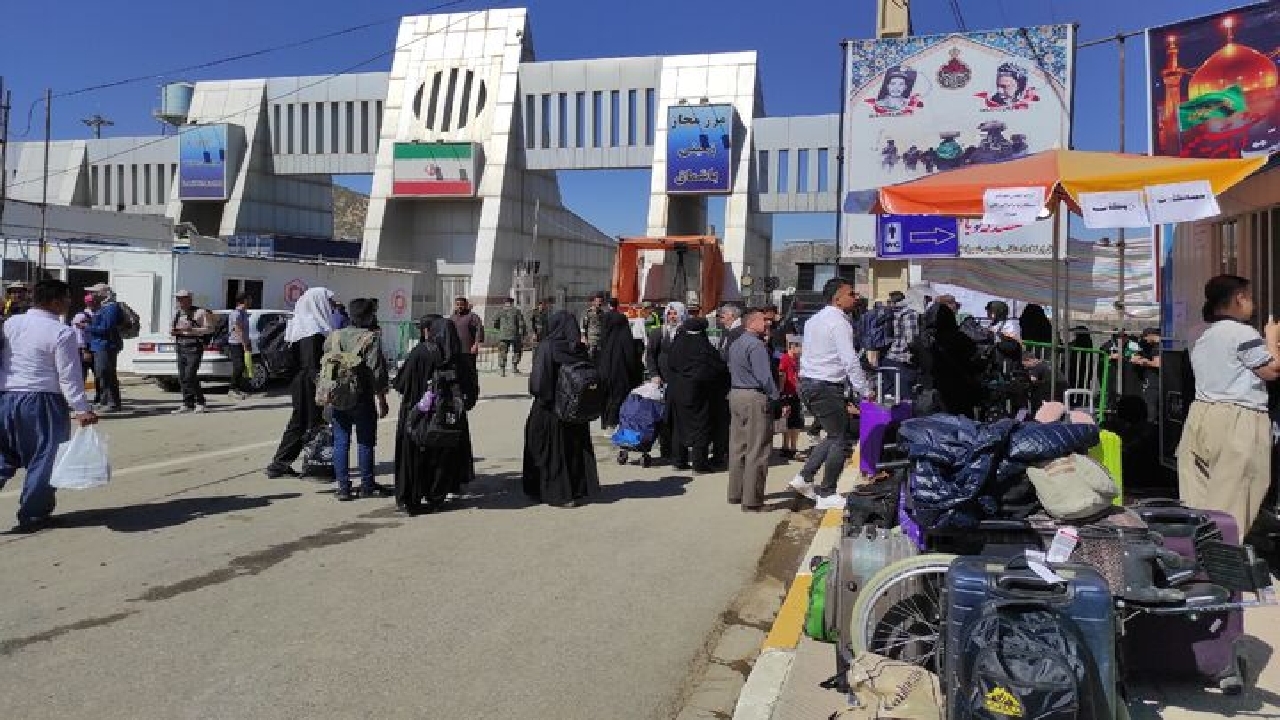 تردد بیش از ۶ هزار زائر از مرز باشماق در شبانه‌روز گذشته