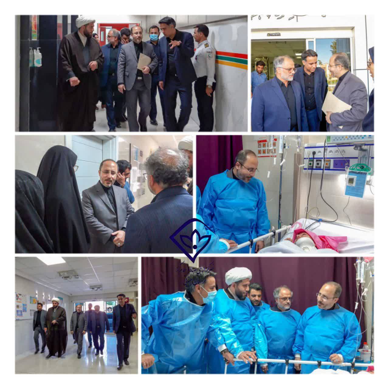 عیادت از خبرنگار حادثه دیده باشگاه خبرنگاران