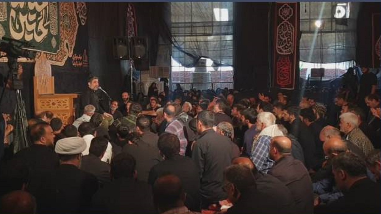 مداحی حاج مهدی سلحشور در صحن عقیله امام حسین(ع) + فیلم