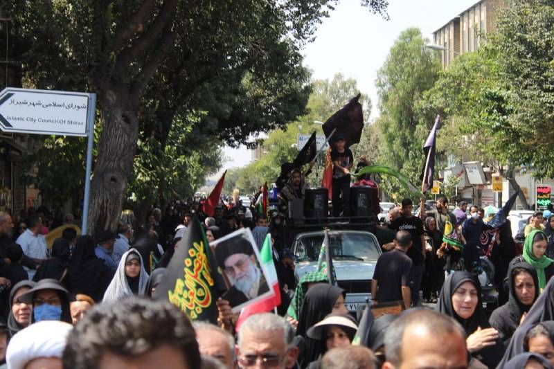 مراسم جاماندگان حسینی در شیراز