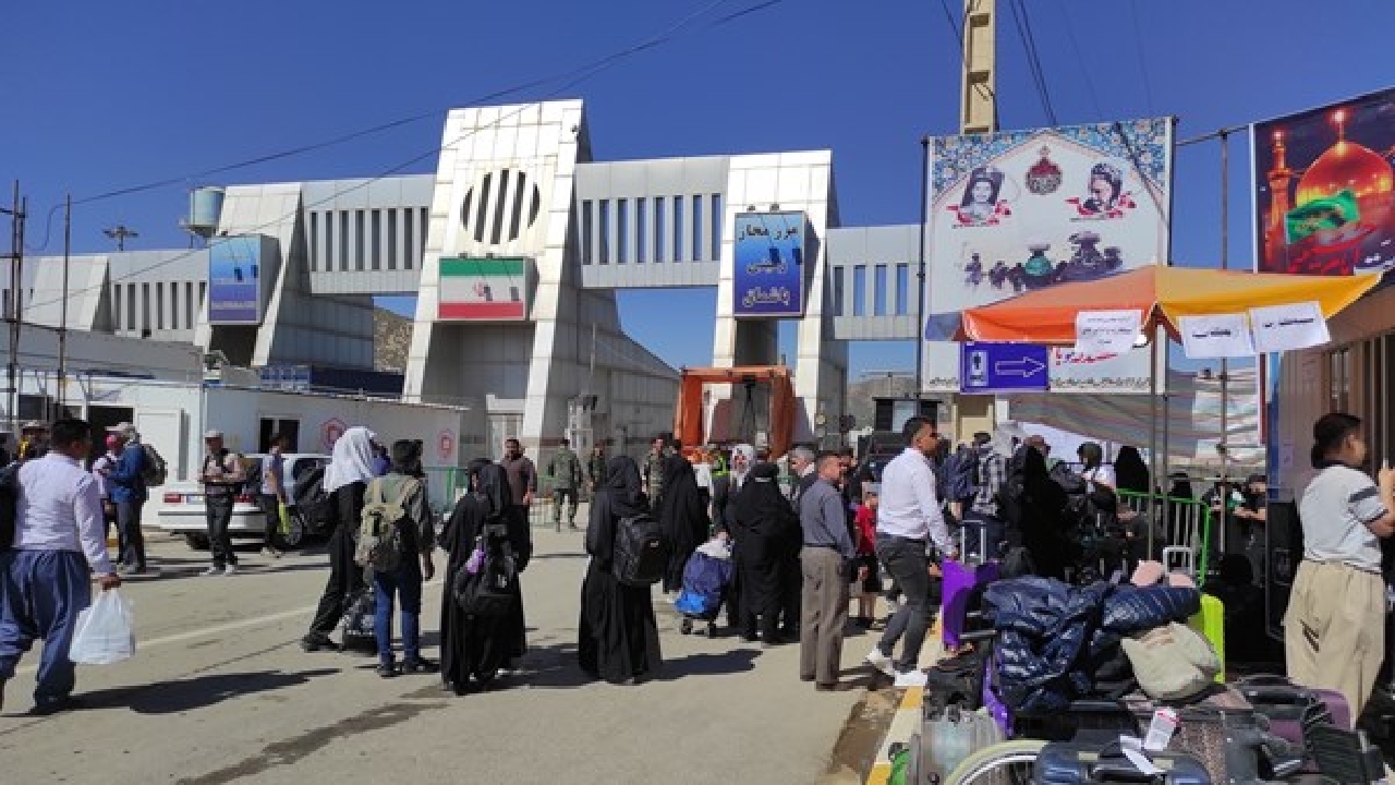 تردد بیش از ۶ هزار و ۸۰۰ زائر از مرز باشماق در شبانه‌روز گذشته
