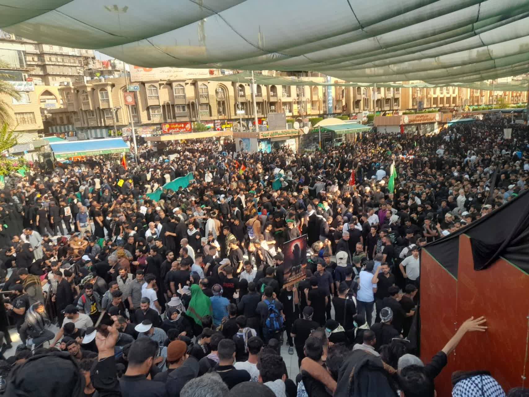 ازدحام جمعیت در کربلا