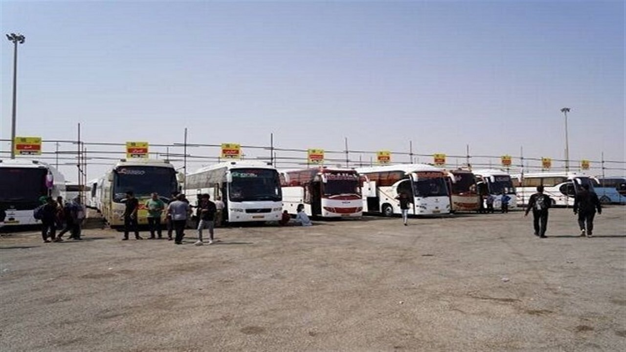 جابجایی زوار با بیش از ۲ هزار اتوبوس از پایانه برکت مهران